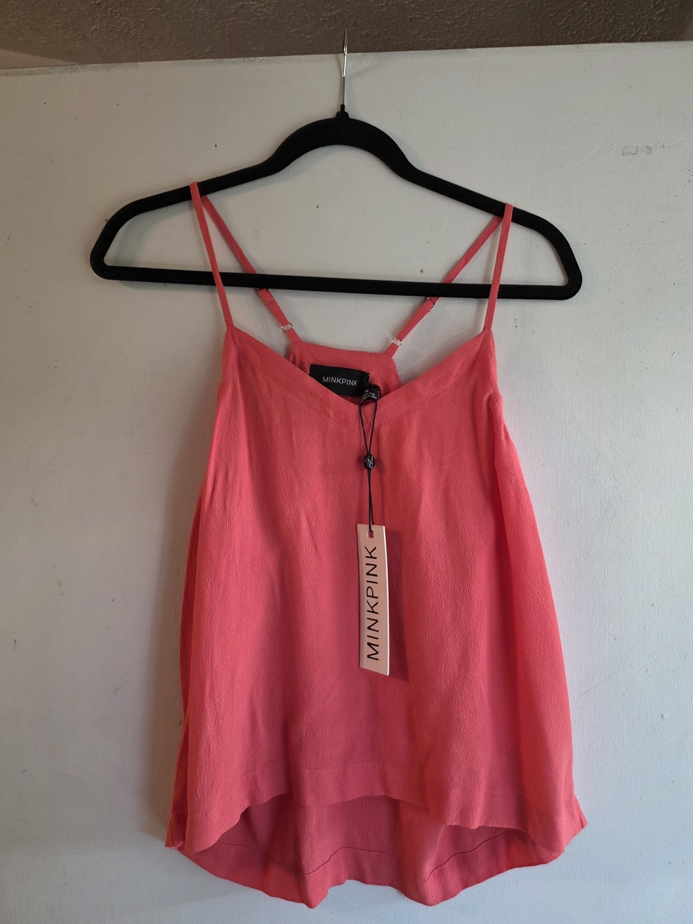 MINKPINK Coral Pink Double-Strap Camisole Tank